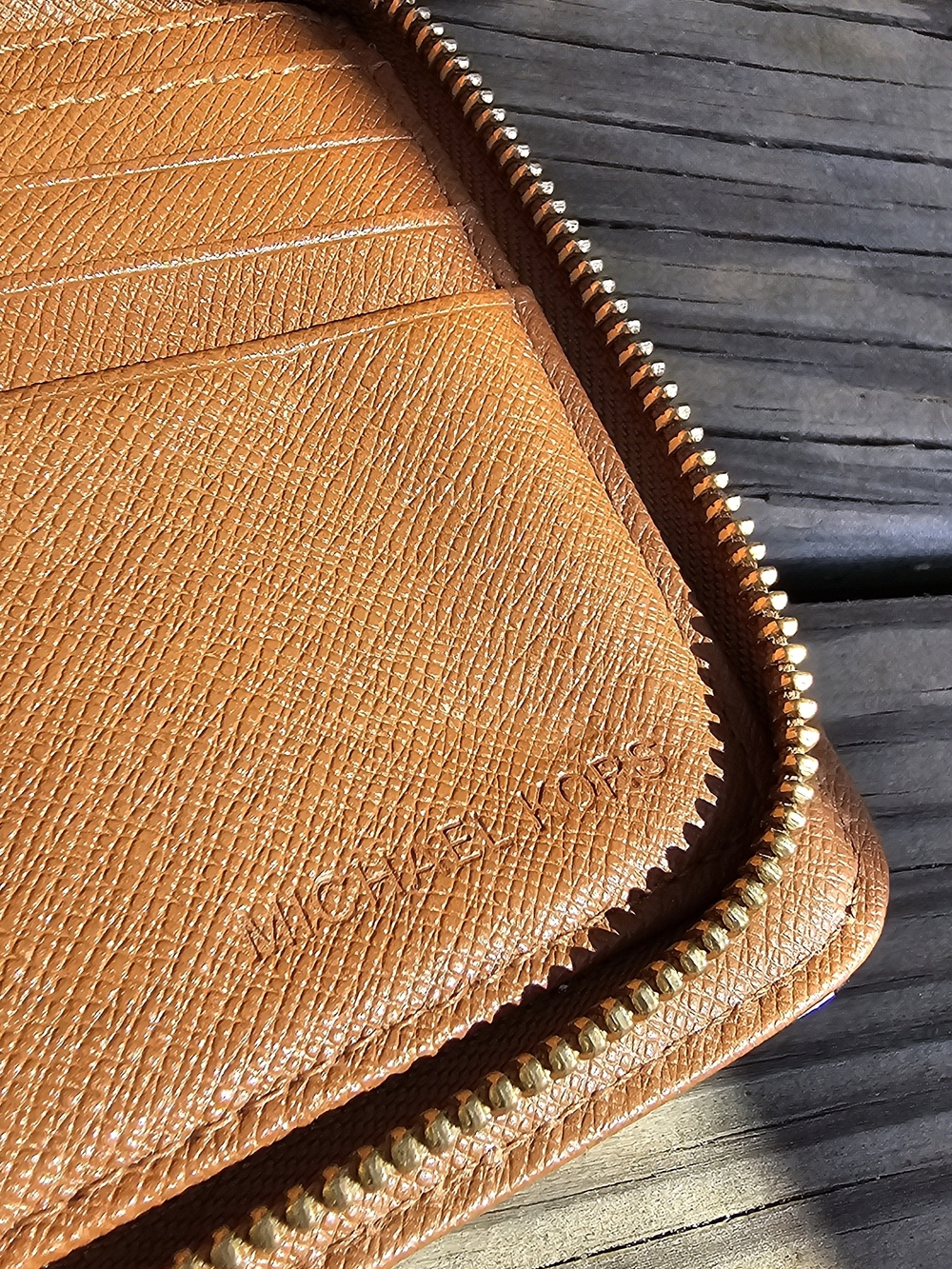 Michael Kors Brown Leather Wallet - Picture 4 of 7